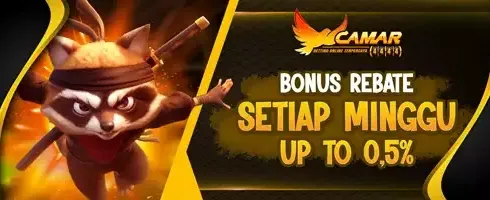 Rebate Mingguan Slot Gacor 0.5% promotion banner